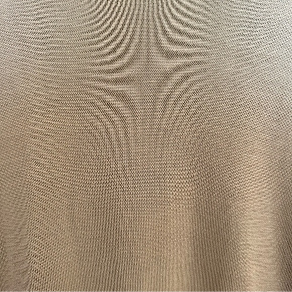 Roberto Omagi Men’s XL Silk Cotton Knit Sweater Neutral Beige - Picture 4 of 10